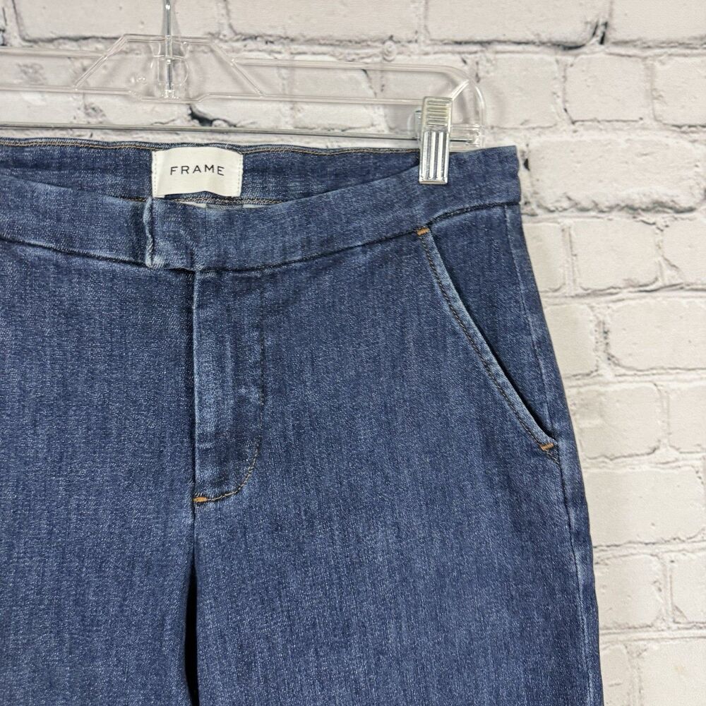 Frame Denim Dark Blue Flare Jeans - Picture 7 of 16